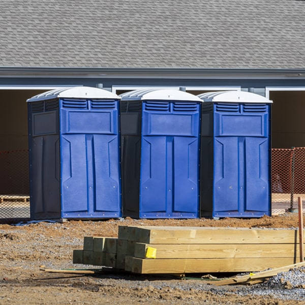 what is the maximum capacity for a single porta potty in Hillsboro